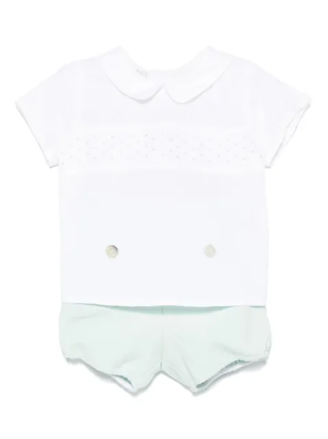 Paz Rodriguez set de shorts bordados