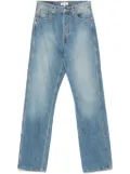 RE/DONE high-rise straight-leg jeans - Blue