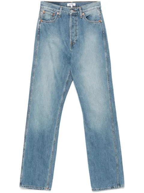 RE/DONE high-rise straight-leg jeans