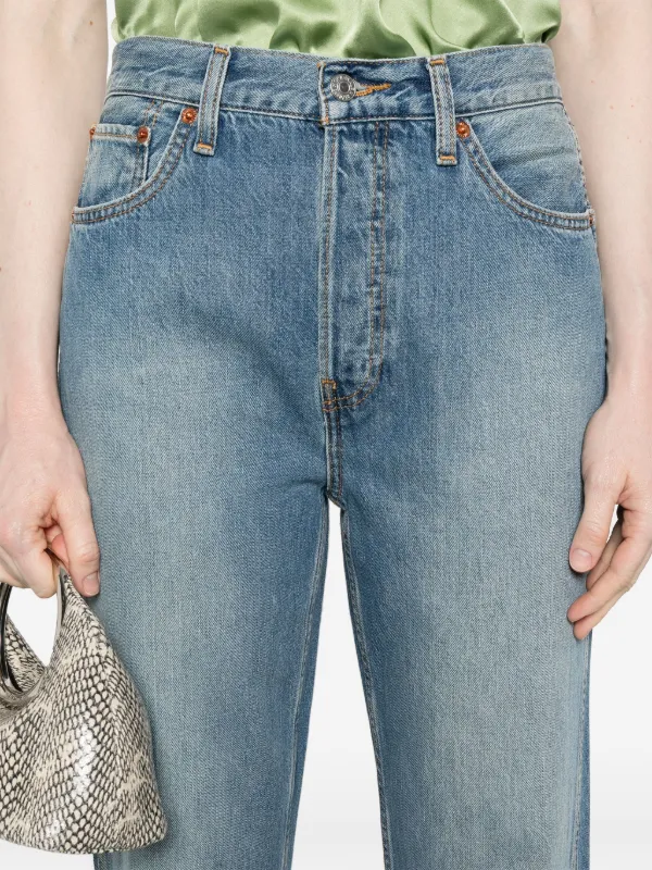 【関税込み】Re/Done ブルー ハイライズジーンズ RE/DONE ハイライズ ジーンズ | ブルー | FARFETCH JP