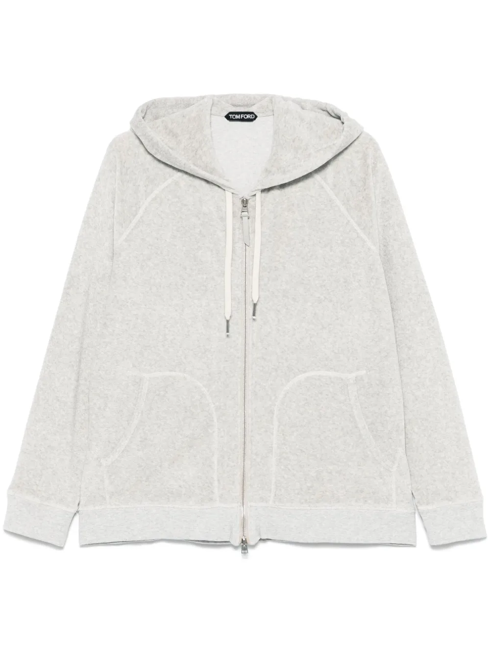 TOM FORD Hoodie van badstof Grijs