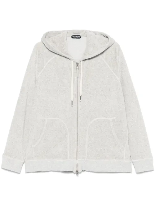 TOM FORD hoodie en éponge - Gris - TOM FORD - Modalova