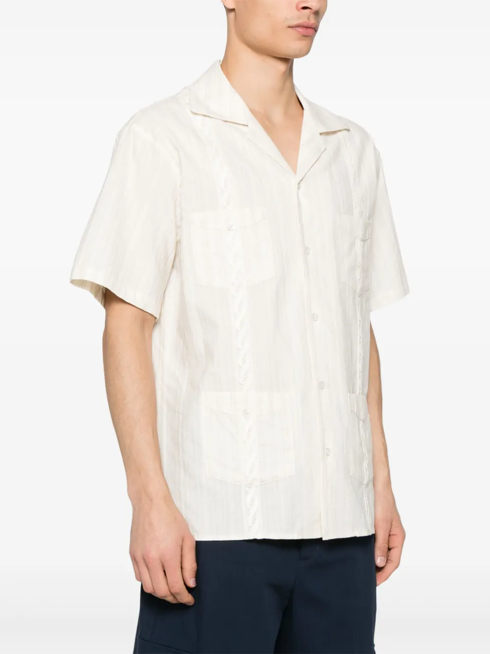 Drôle De Monsieur Le Cubaine overhemd Beige