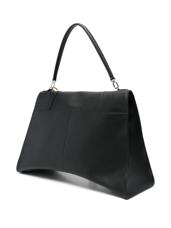 Balenciaga Hourglass Soft Tote Bag | Black | FARFETCH