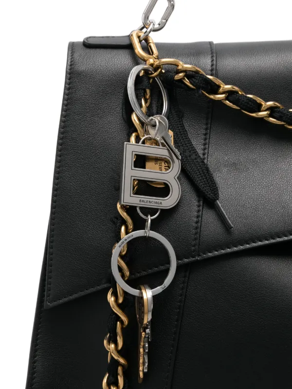 BALENCIAGA Hourglass Soft トートバッグ ラージ BALENCIAGA | HOURGLASS SOFT HANDBAG LARGE
