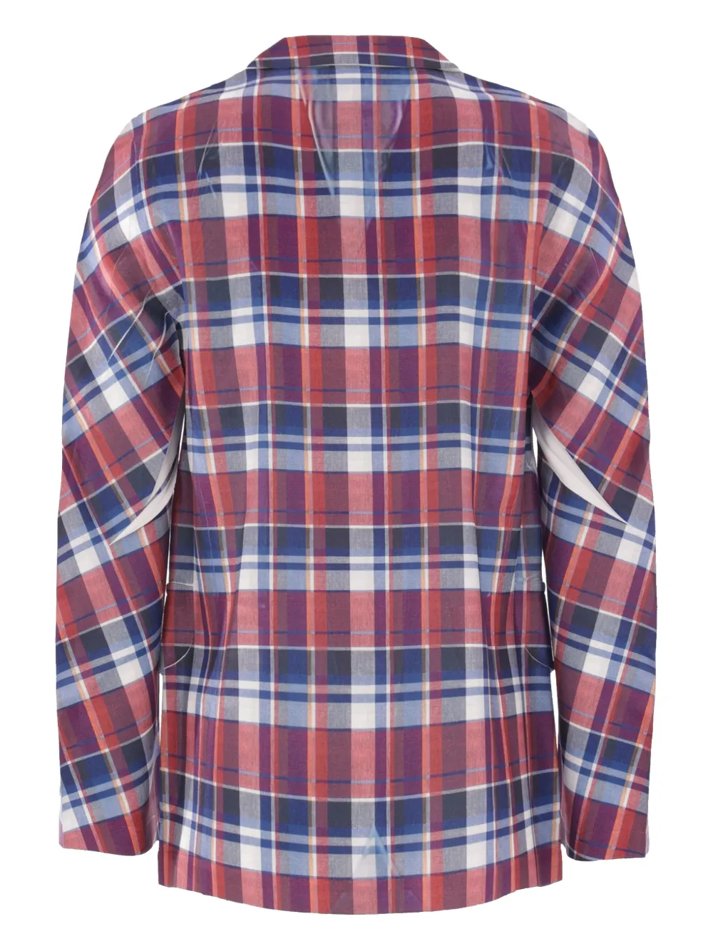 Comme Des Garçons Shirt checked blazer - Rood