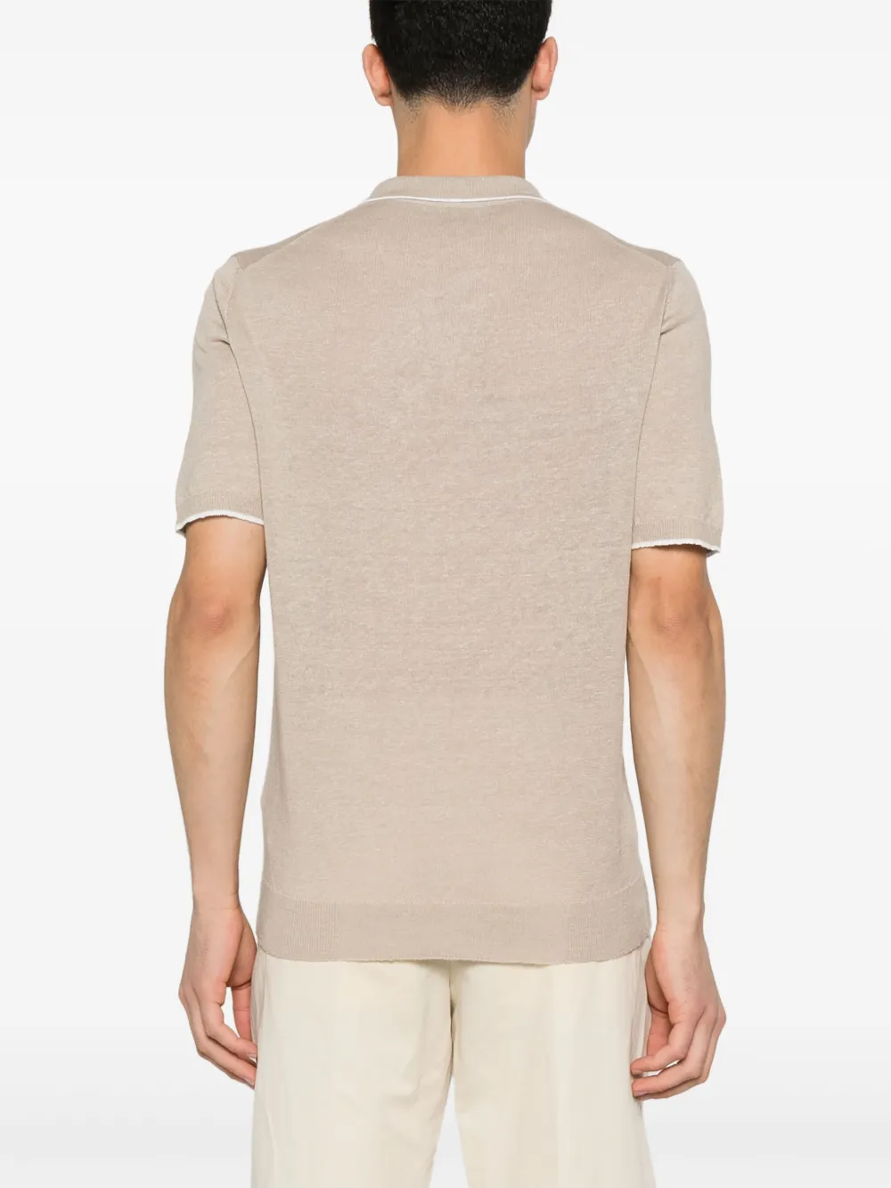 Fedeli Fijngebreid T-shirt Beige