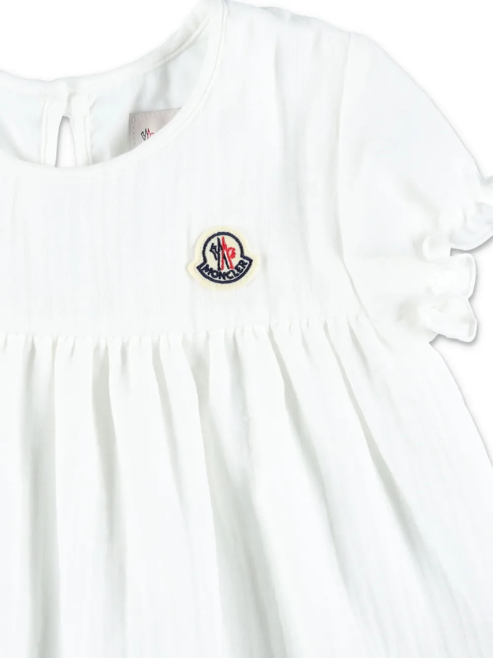 Moncler Enfant Katoenen jurk Wit