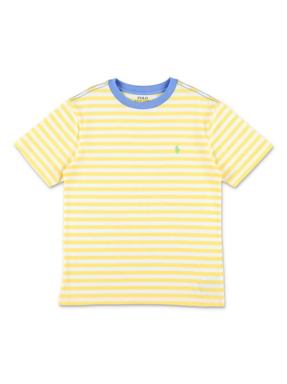 POLO RALPH LAUREN KIDS Gestreept T-shirt Geel