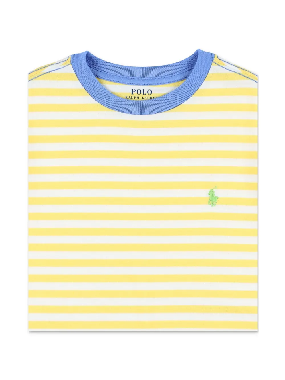 POLO RALPH LAUREN KIDS Gestreept T-shirt Geel