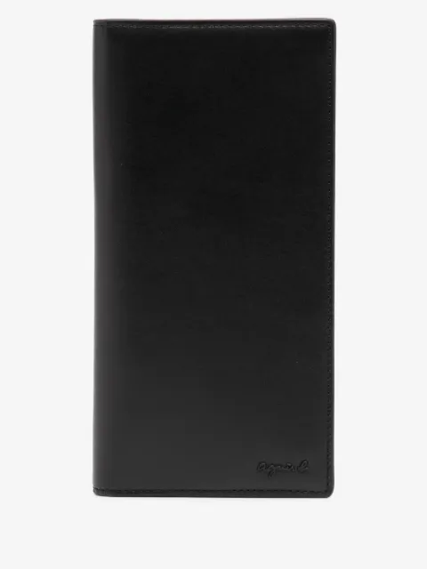 agnès b.  leather long wallet