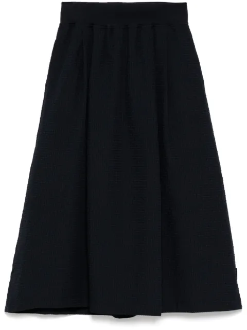 SPORT b. by agnès b.  midi seersucker skirt