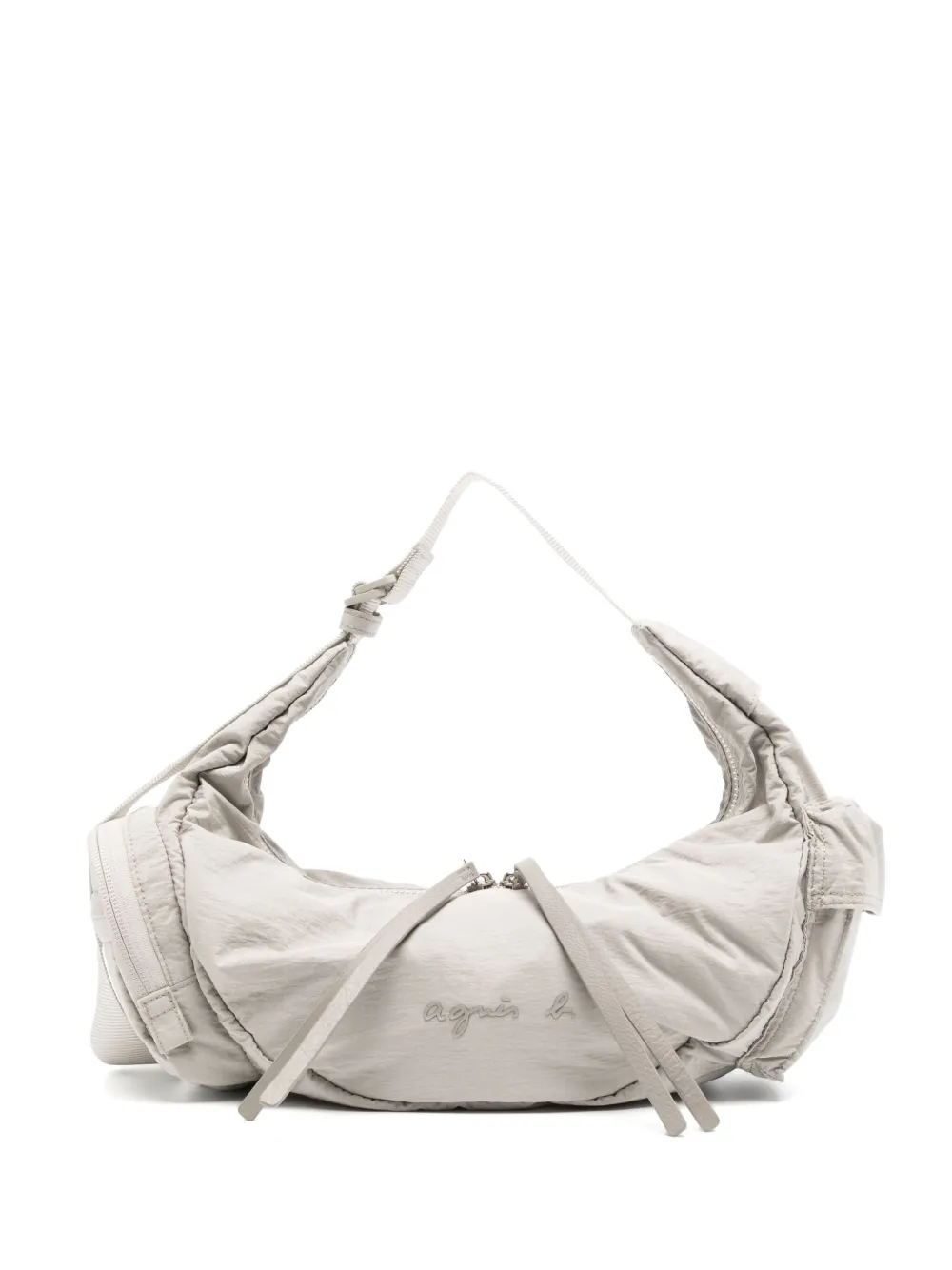 agnès b.  nylon shoulder bag | Neutrals | Image 1