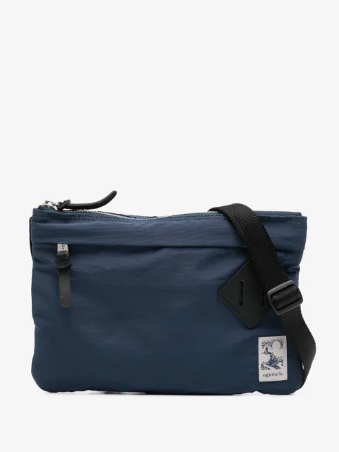 agnès b. canvas messenger bag