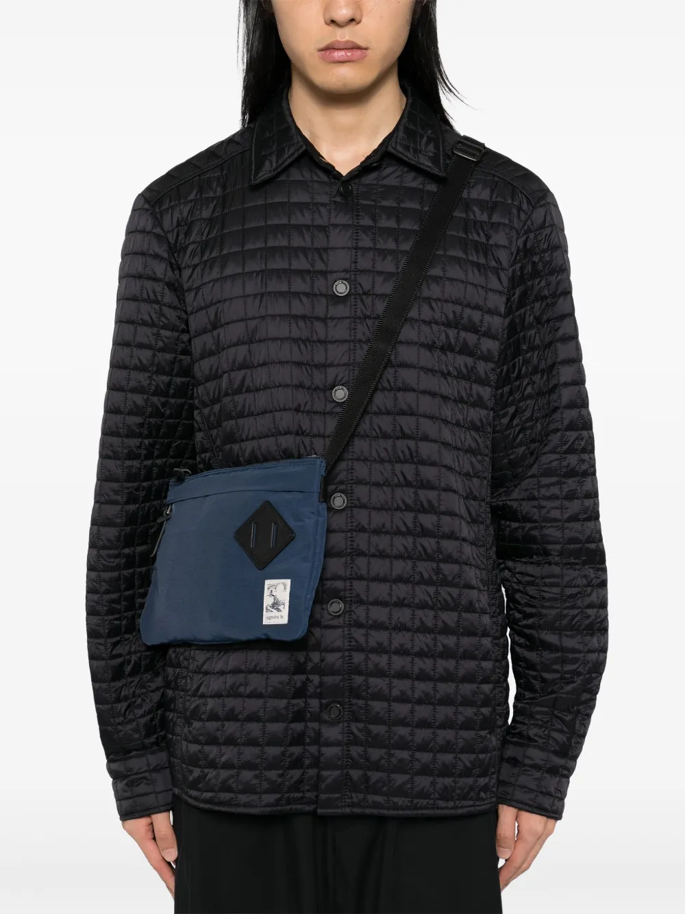 agnès b.  canvas messenger bag | Men | Image 2