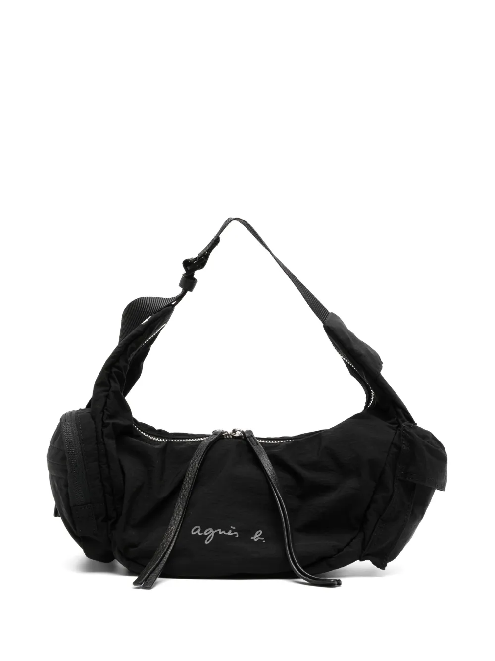 agnès b.  nylon shoulder bag | Black | Image 1