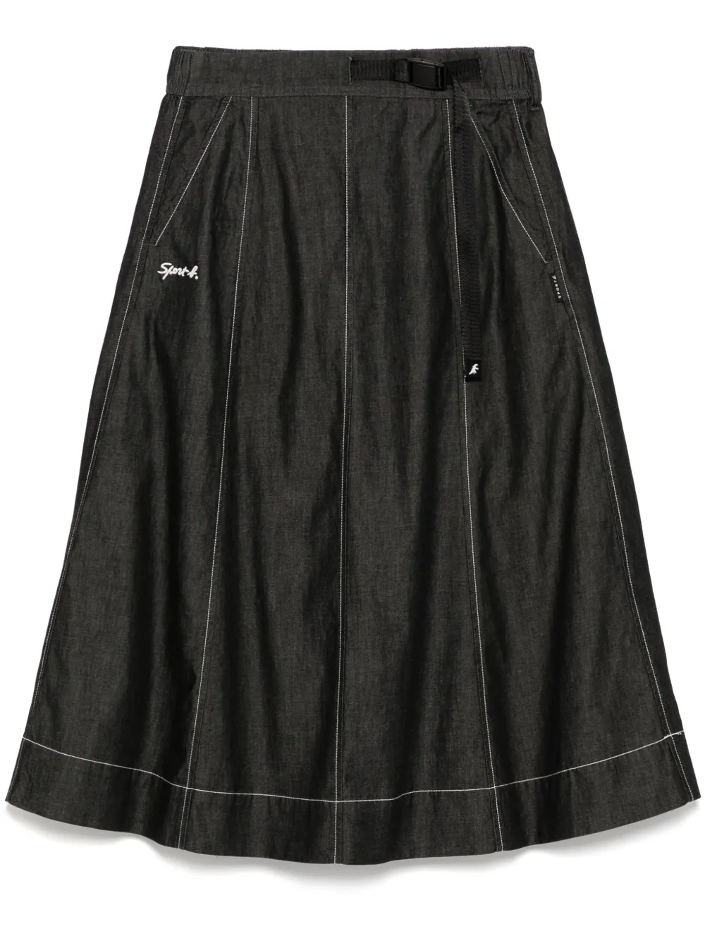 chambray outdoor skirt