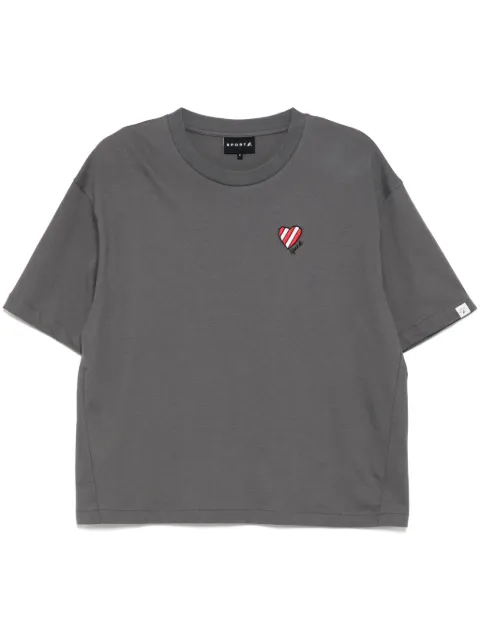 SPORT b. by agnès b.  playera con corazones bordados