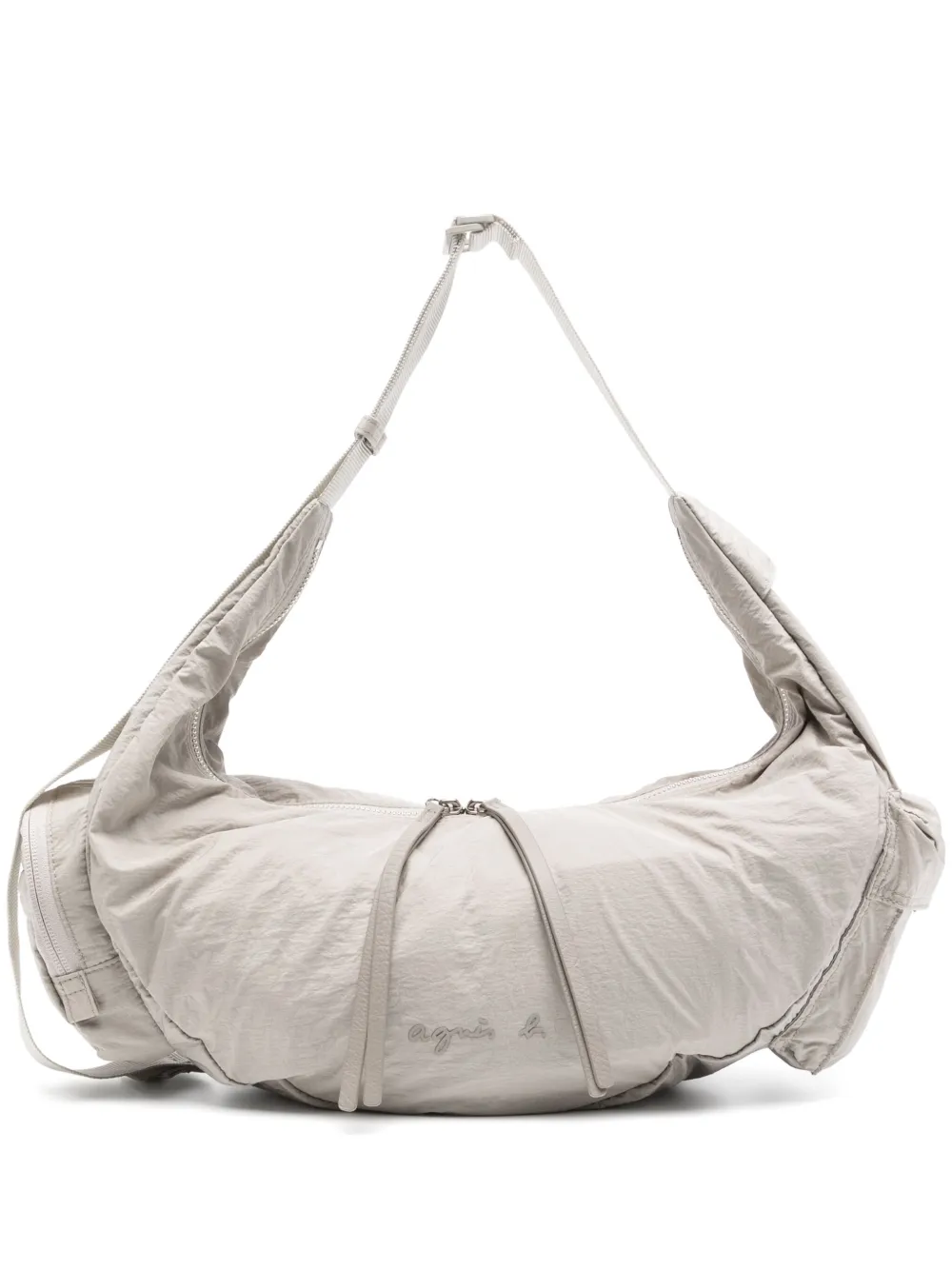 agnès b.  nylon shoulder bag | Neutrals | Image 1