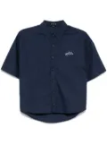SPORT b. by agnès b. logo-embroidered shirt - Blue