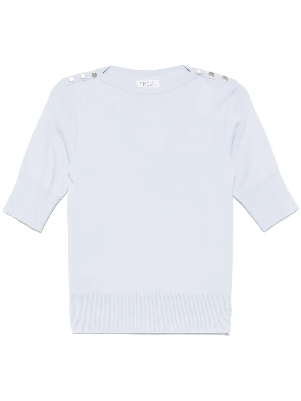 agnès b.  top tejido | azul | Image 1