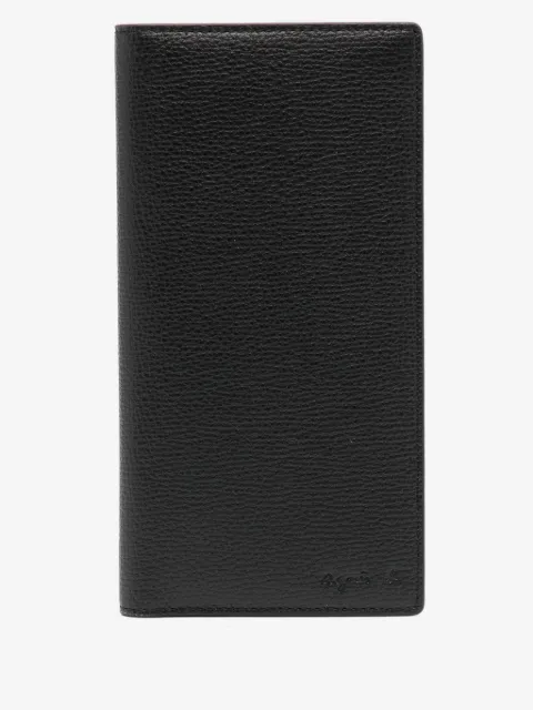 agnès b.  leather long wallet