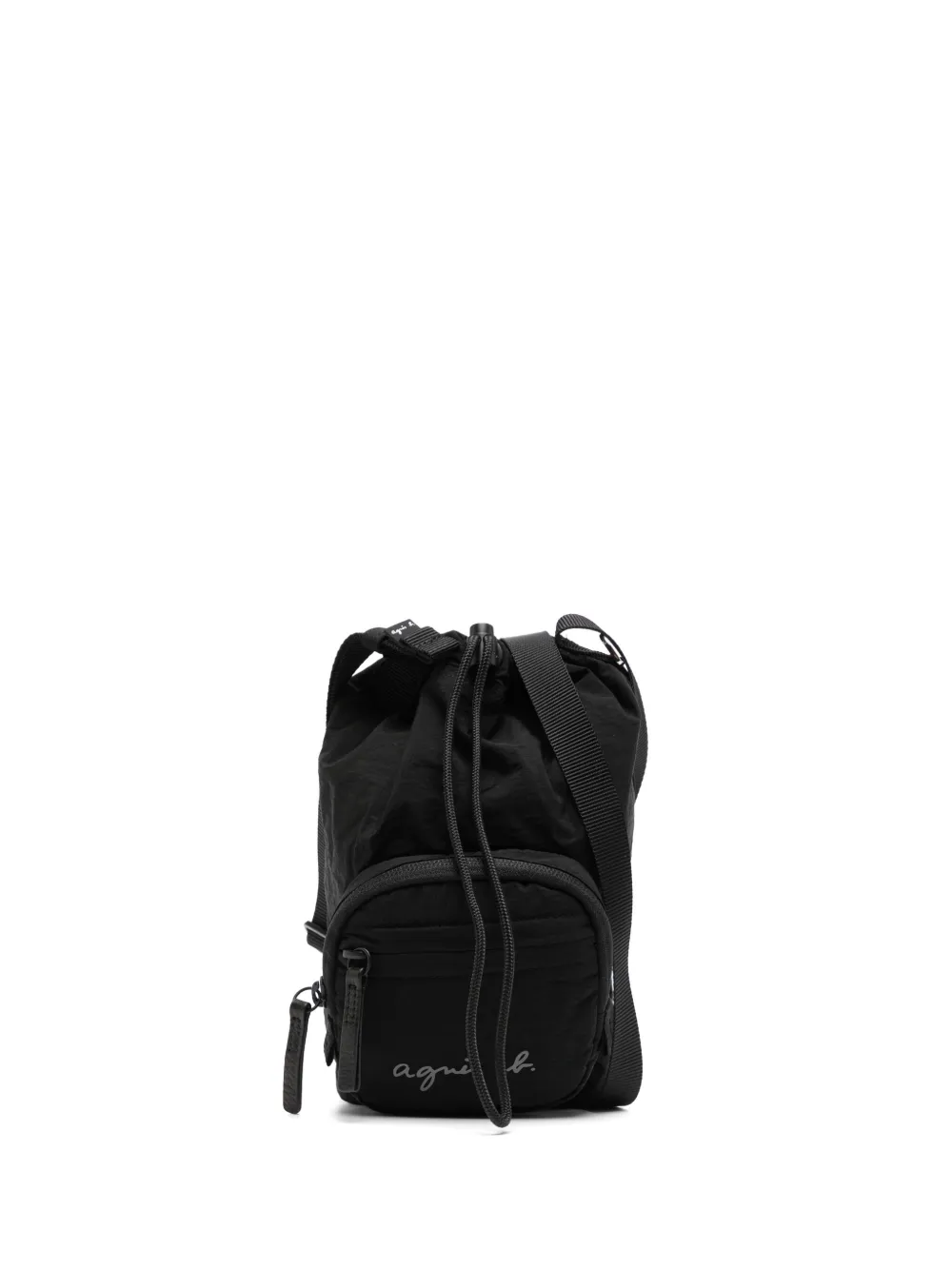 agnès b.  mini logo messenger bag | Black | Image 1