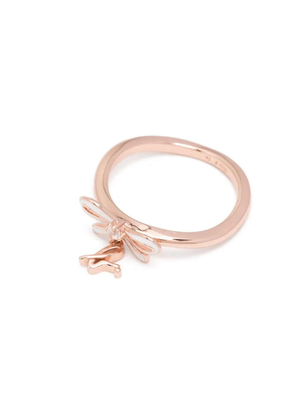 Wrapped In Love Bow Ring With B