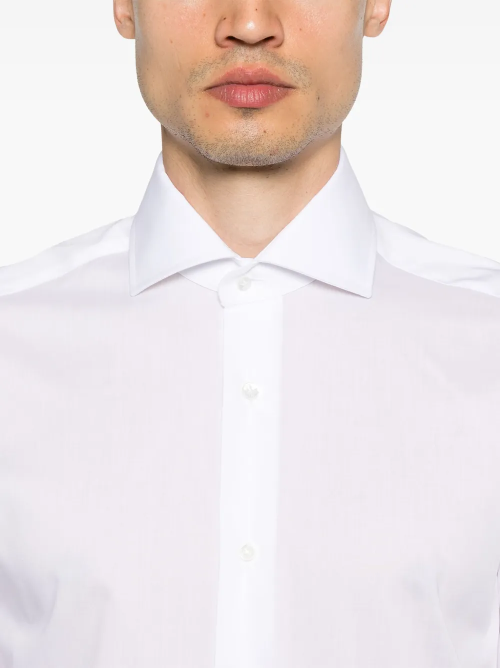 Barba Katoenen overhemd Wit