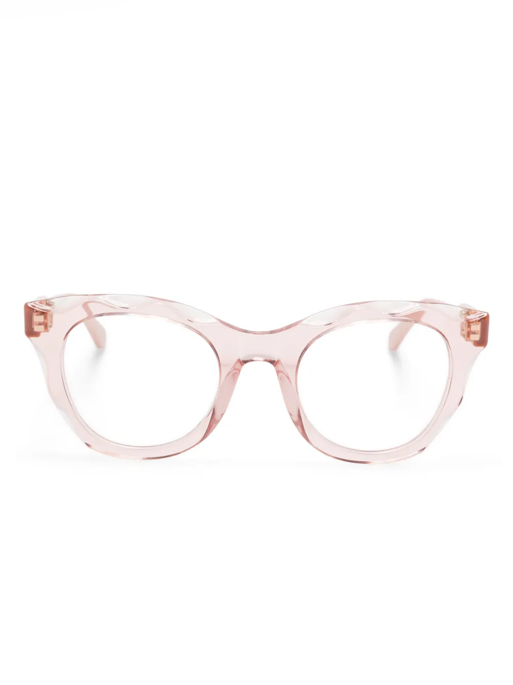 Chloé Eyewear lunettes de vue à monture ovale | rose | Image 1