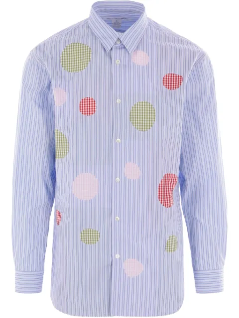 Comme Des Garçons Shirt striped cotton shirt 