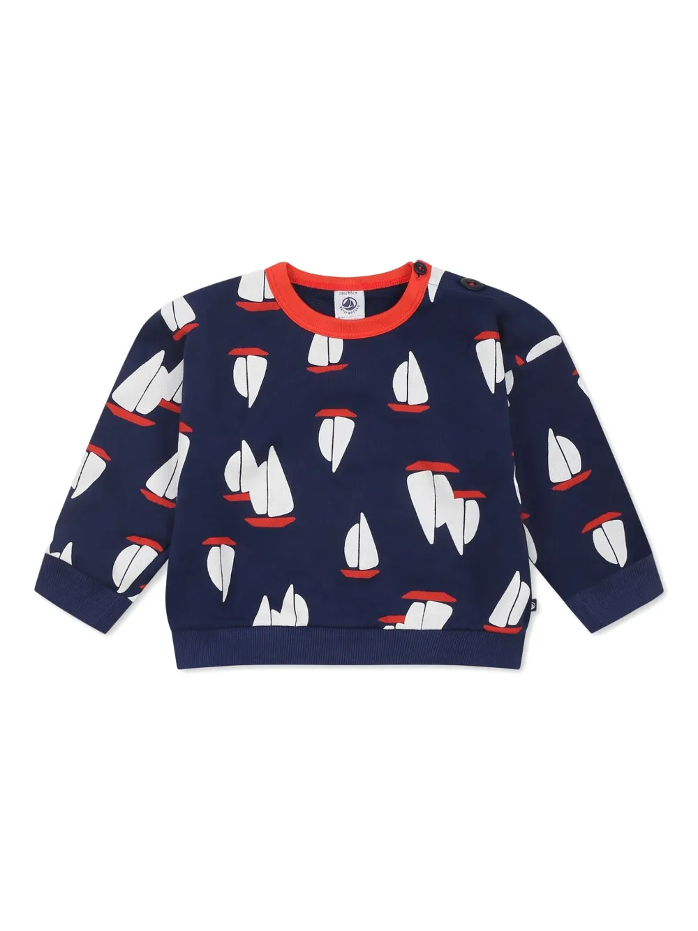 Petit Bateau Sweater met print Blauw