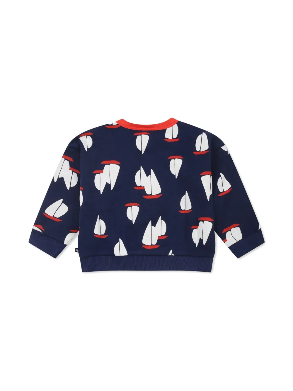 Petit Bateau printed cotton sweatshirt - Blauw