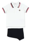 Moncler Enfant cotton shorts set - White