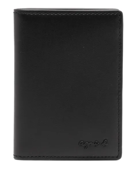agnès b.  leather wallet
