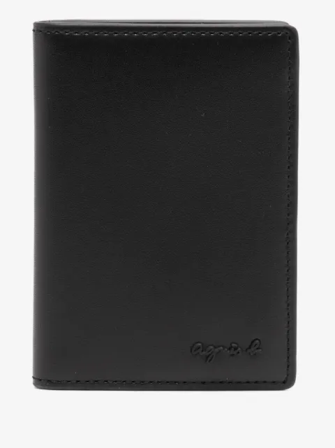 agnès b.  leather wallet