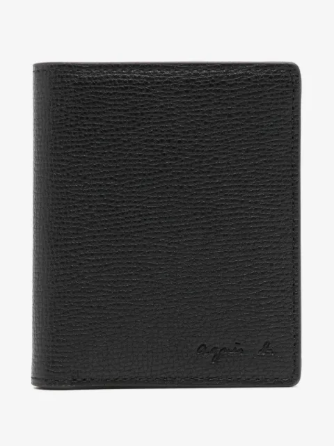 agnès b. leather wallet