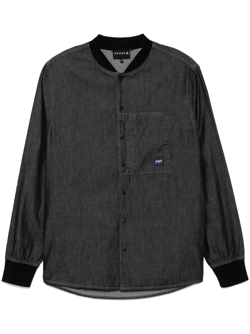 rib-collar shirt