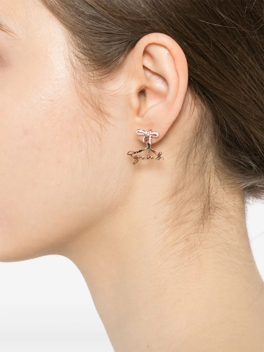 agnès b.  aretes Wrped in Love Bow | Image 2
