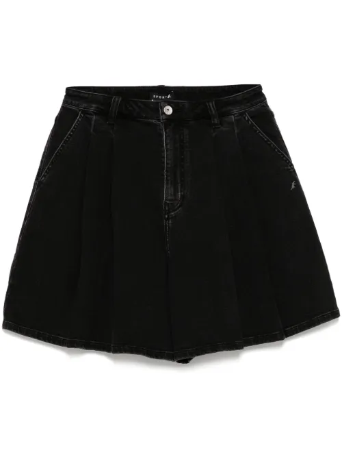 Short plissé en jean - SPORT b. by agnès b. - Modalova