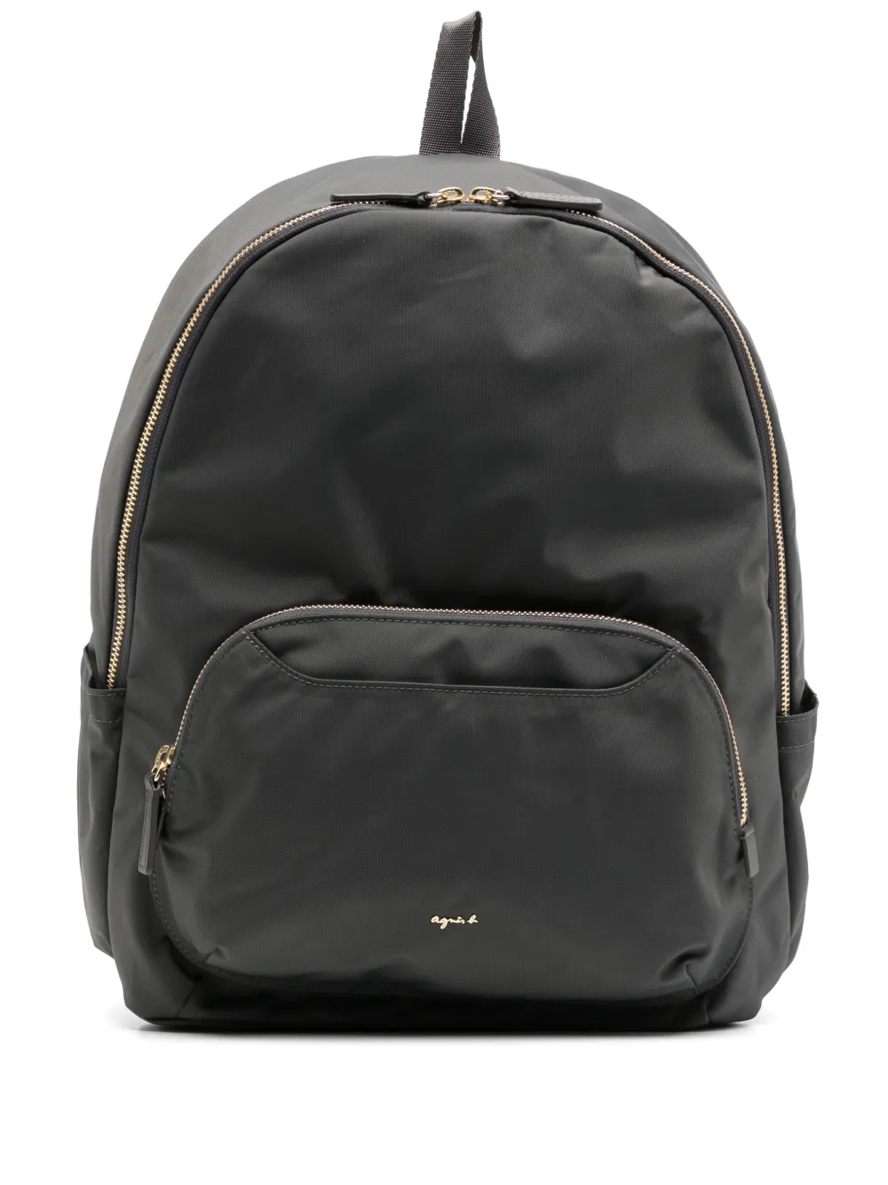agnès b.  round-shape backpack | Grey | Image 1