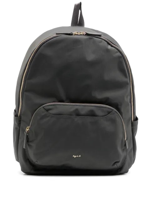 agnès b.  round-shape backpack