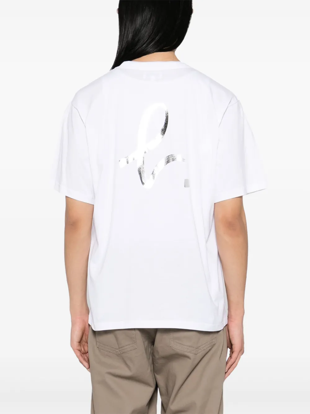 Agnès B. Logo-print T-shirt In White
