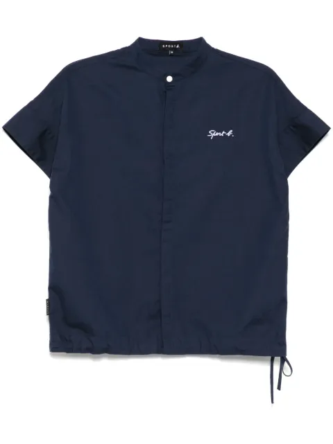 SPORT b. by agnès b.  logo-embroidered shirt