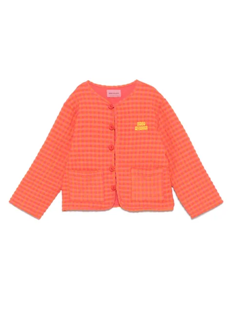 Bobo Choses vichy padded jacket