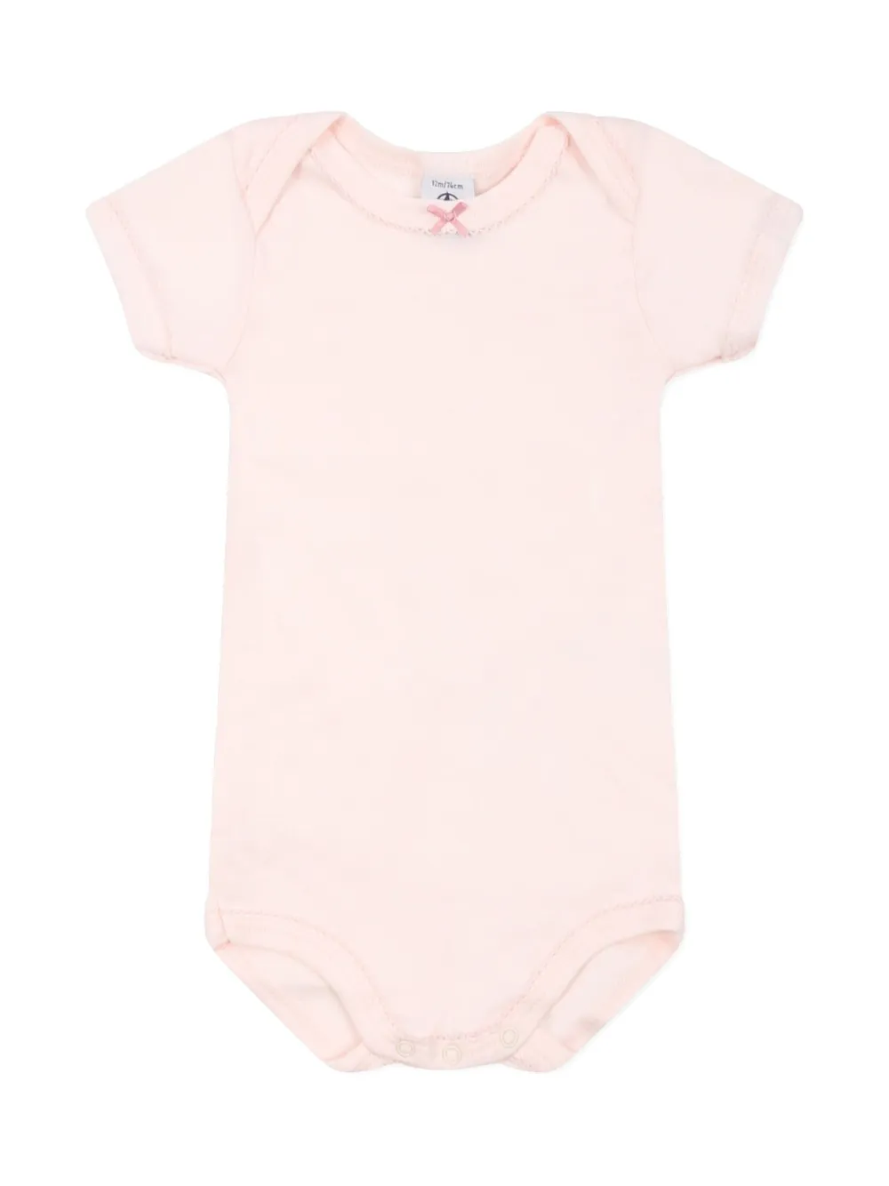 Petit Bateau organic cotton body (set of three) - Roze