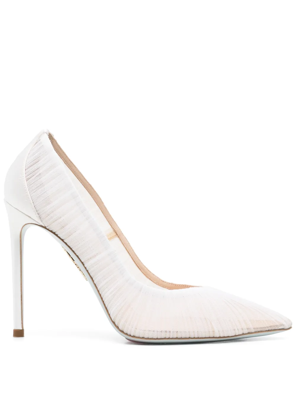 Aquazzura 105mm Voile pumps White