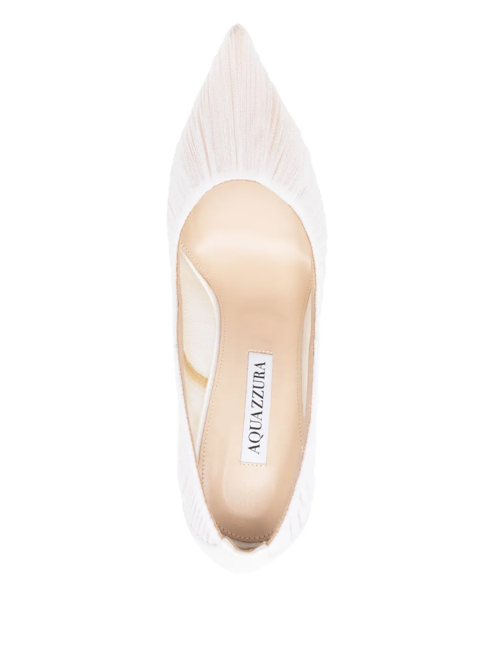 Aquazzura 105mm Voile pumps White