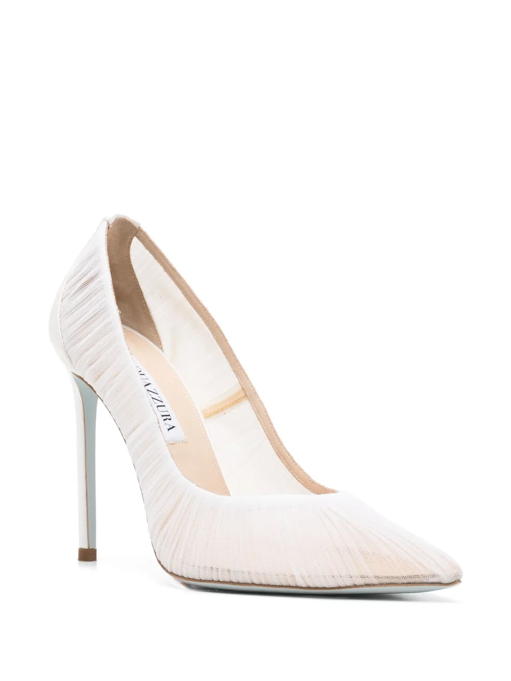 Aquazzura 105mm Voile pumps White