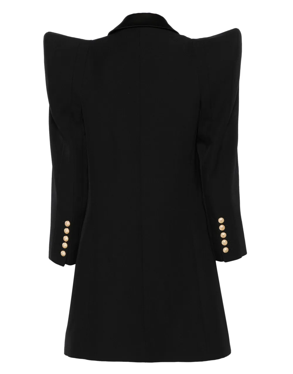 Balmain Jas met schoudervullingen Zwart